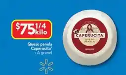 Walmart Caperucita - queso panela capeructto oferta