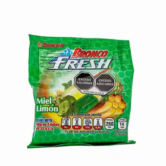 Farmacias YZA Broncofresh Miel Limon 66G 2 Pzas oferta