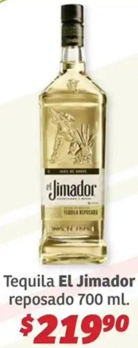 Soriana Híper Tequila el jimador reposado oferta