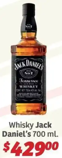 Soriana Híper Jack daniel's whisky oferta