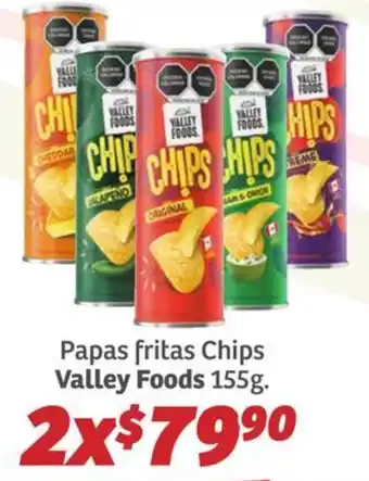 Soriana Híper Valley foods papas fritas chips oferta