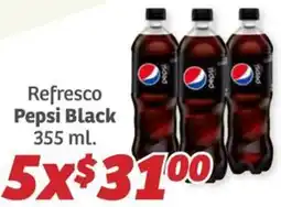 Soriana Híper Pepsi black refresco oferta