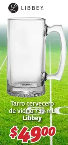 Soriana Híper Libbey tarro cervecero de vidrio oferta