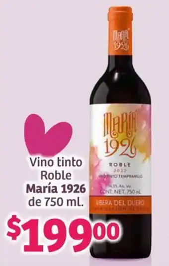 Soriana Híper María 1926 Roble oferta