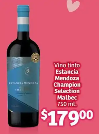 Soriana Híper Estancia Mendoza Champion Selection Malbec oferta