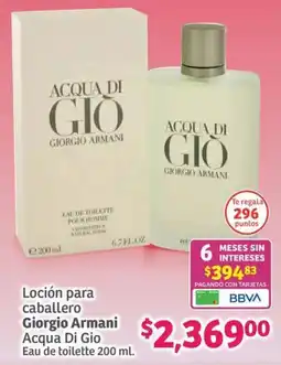 Soriana Híper Giorgio Armani Acqua Di Gio oferta