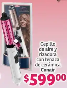 Soriana Híper Conair Cepillo de aire y rizadora con tenaza de cerámica oferta