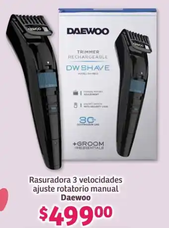 Soriana Híper Daewoo Rasuradora oferta