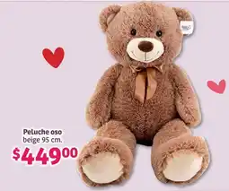 Soriana Híper Peluche oso oferta