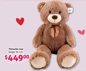 Soriana Híper Peluche oso oferta