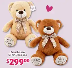 Soriana Híper Peluche oso oferta