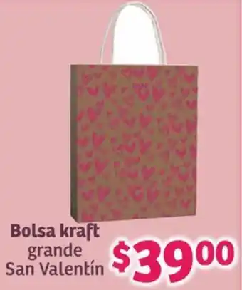 Soriana Híper Bolsa kraft grande oferta