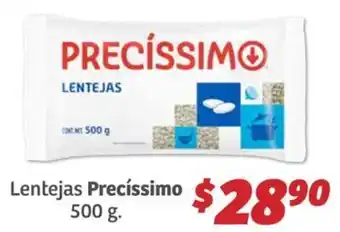 Soriana Híper Precíssimo Lentejas oferta