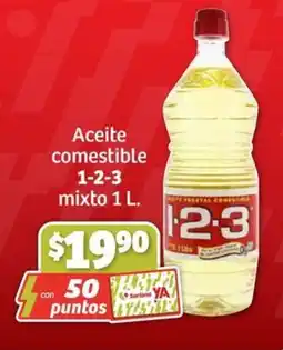 Soriana Híper 1-2-3 Aceite comestible mixto oferta