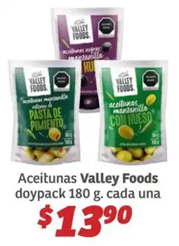 Soriana Híper Valley Foods Aceitunas doypack oferta