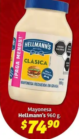 Soriana Híper Hellmann's Mayonesa oferta