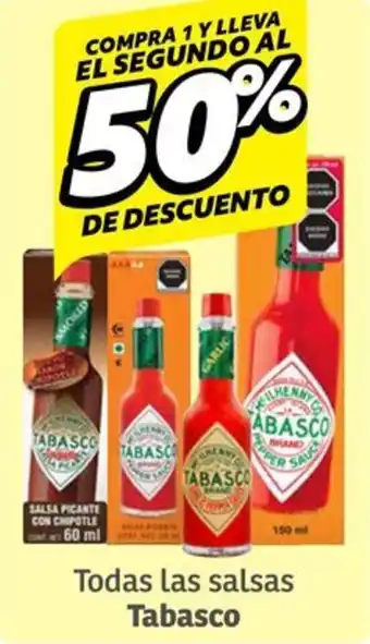 Soriana Híper Tabasco Todas las salsas oferta