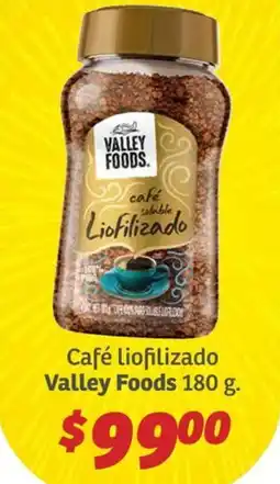 Soriana Híper Valley Foods Café liofilizado oferta