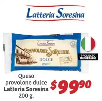 Soriana Híper Latteria Soresina Queso provolone dulce oferta