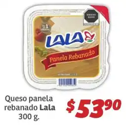 Soriana Híper Lala Queso panela rebanado oferta