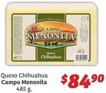 Soriana Híper Campo menonita queso chihuahua oferta