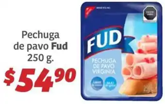 Soriana Híper Fud pechuga de pavo oferta