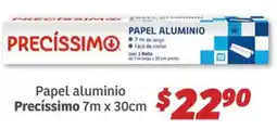 Soriana Híper Precíssimo papel aluminio oferta