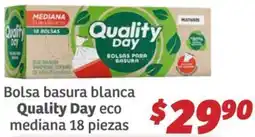 Soriana Híper Quality day bolsa basura blanca oferta