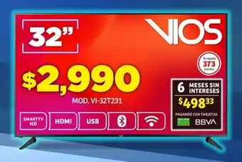 Soriana Súper Vios Smart TV HD 32" oferta