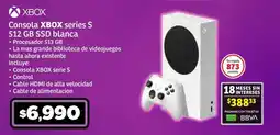 Soriana Súper Consola XBOX series S 512 GB SSD blanca oferta