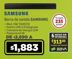 Soriana Súper Barra de sonido SAMSUNG oferta