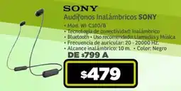 Soriana Súper Audífonos Inalámbricos SONY oferta