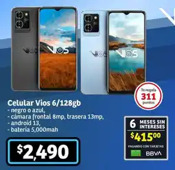 Soriana Súper Celular Vios 6/128gb oferta