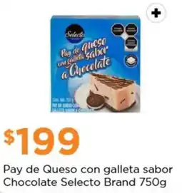 Chedraui Pay de Queso con galleta sabor Chocolate Selecto Brand oferta