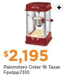 Chedraui Palomitero Oster 18 Tazas Fpstpp7310 oferta