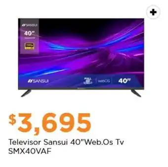 Chedraui Televisor Sansui 40″Web.Os Tv SMX40VAF oferta