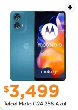 Chedraui Telcel Moto G24 256 Azul oferta