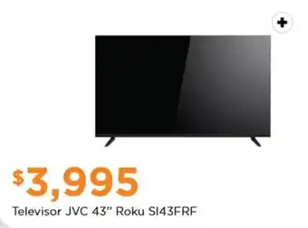 Chedraui Televisor JVC 43″ Roku S143FRE oferta