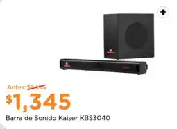 Chedraui Barra de Sonido Kaiser KBS3040 oferta