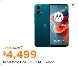 Chedraui Telcel Moto G34-1 5G 256GB Verde oferta