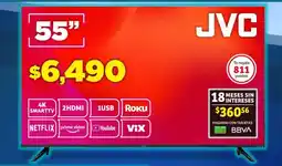 Soriana Mercado JVC 4K Smart TV 55" oferta