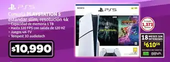 Soriana Mercado Consola PLAYSTATION 5 estándar slim, resolución 4k oferta