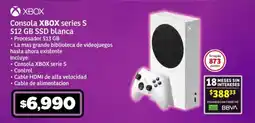 Soriana Mercado Consola XBOX series S 512 GB SSD blanca oferta