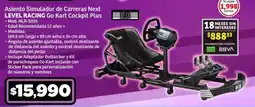 Soriana Mercado Asiento Simulador de Carreras Next LEVEL RACING Go Kart Cockpit Plus oferta