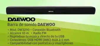 Soriana Mercado Barra de sonido DAEWOO Mod. DW3290 oferta