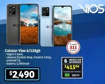 Soriana Mercado Celular Vios 6/128gb oferta