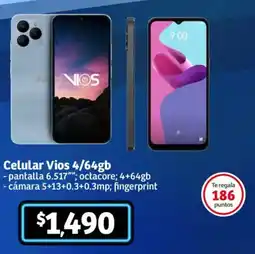 Soriana Mercado Celular Vios 4/64gb oferta