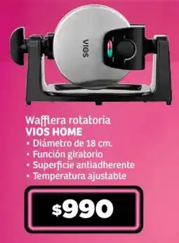 Soriana Mercado Wafflera rotatoria VIOS HOME oferta