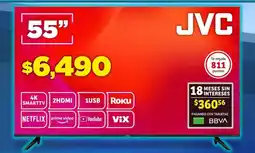 Soriana Híper JVC 4K Smart TV 55" oferta