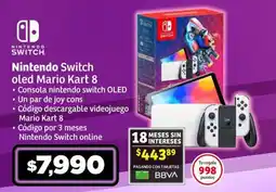 Soriana Híper Nintendo Switch oled Mario Kart 8 oferta